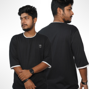 MEN'S OVER SIZED FIT T-SHIRT BLACK