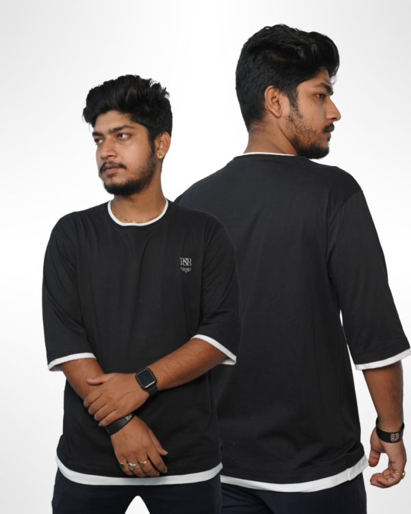MEN'S OVER SIZED FIT T-SHIRT BLACK