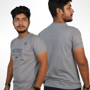 4 WAY REGULAR FIT T-SHIRT GRAY