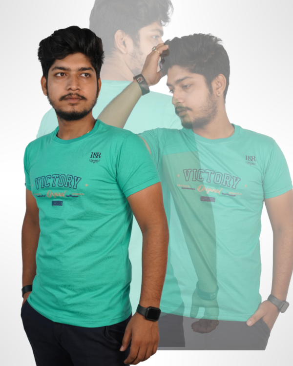 4WAY REGULAR FIT T-SHIRT PARROT GREEN - Image 2