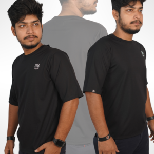 BLACK OVERSIZED FIT T-SHIRT