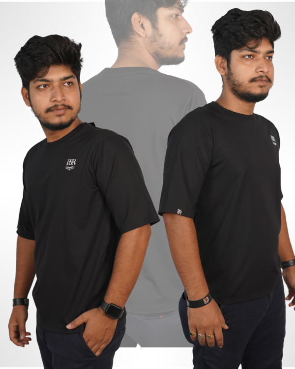 BLACK OVERSIZED FIT T-SHIRT