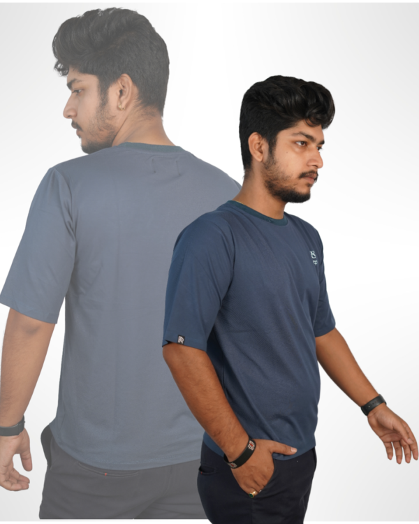 NAVY BLUE OVERSIZED FIT T-SHIRT