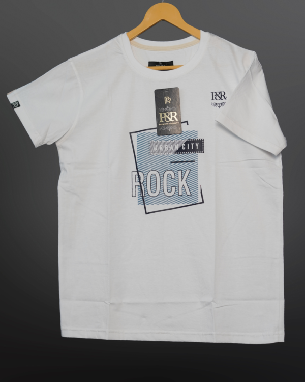 MENS REGULAR FIT T-SHIRT WHITE - Image 6