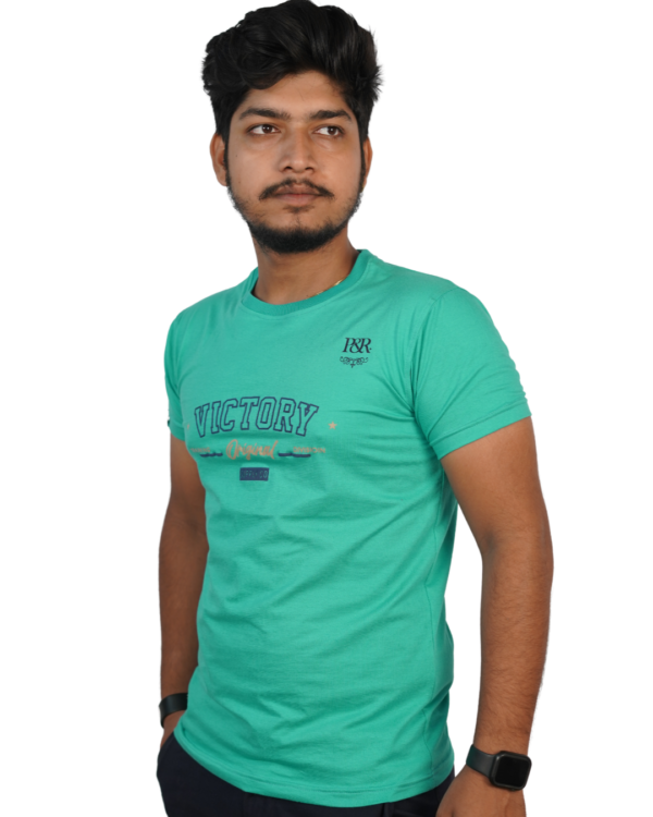 4WAY REGULAR FIT T-SHIRT PARROT GREEN - Image 5