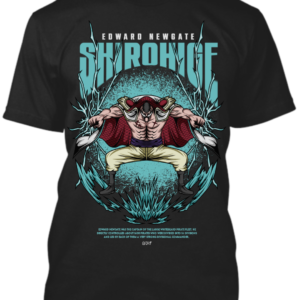 Men's round neck black printed t-shirt